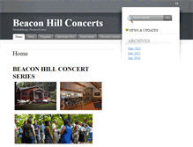 Tablet Screenshot of beaconhillconcerts.com